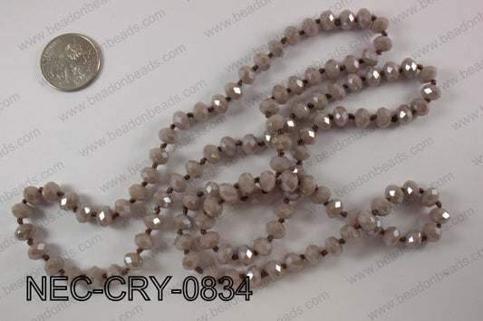 8mm crystal necklace NEC-CRY-0834