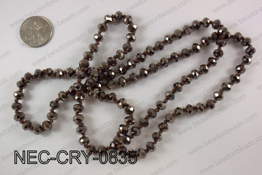 8mm crystal necklace NEC-CRY-0835