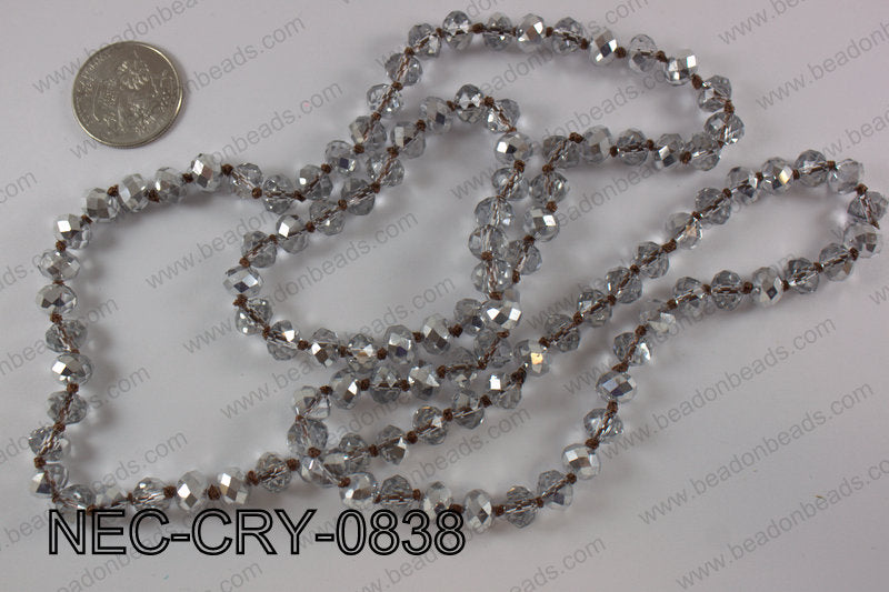8mm crystal necklace NEC-CRY-0838