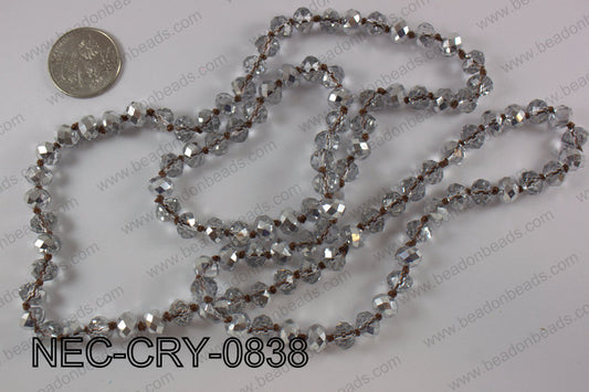 8mm crystal necklace NEC-CRY-0838