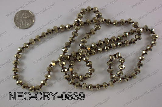 8mm crystal necklace NEC-CRY-0839
