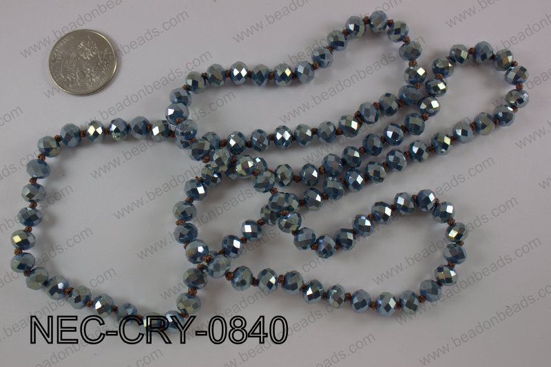 8mm crystal necklace NEC-CRY-0840