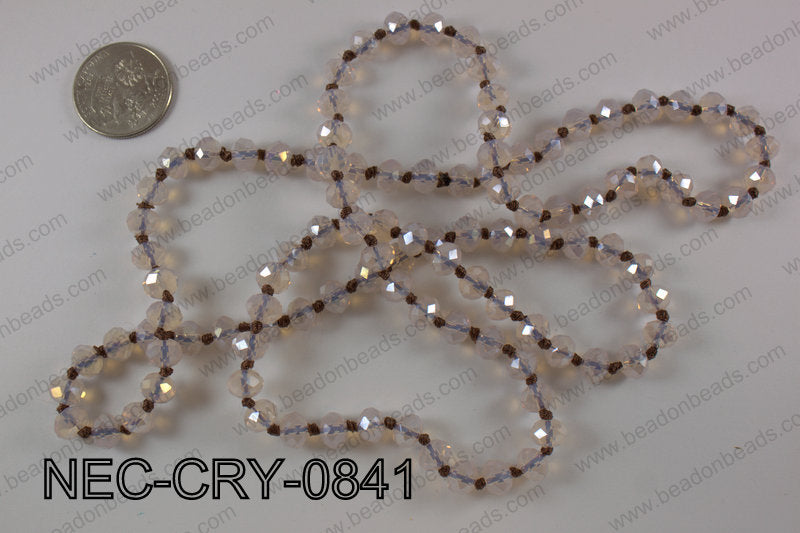 8mm crystal necklace NEC-CRY-0841