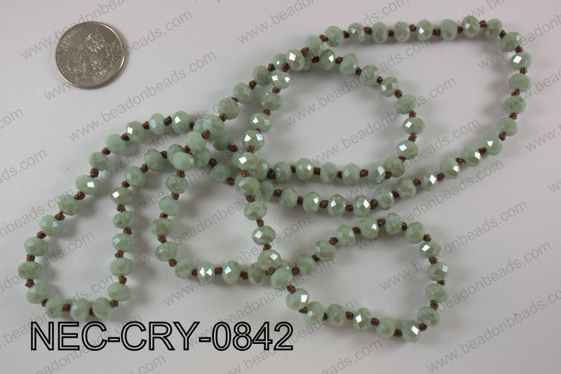 8mm crystal necklace NEC-CRY-0842