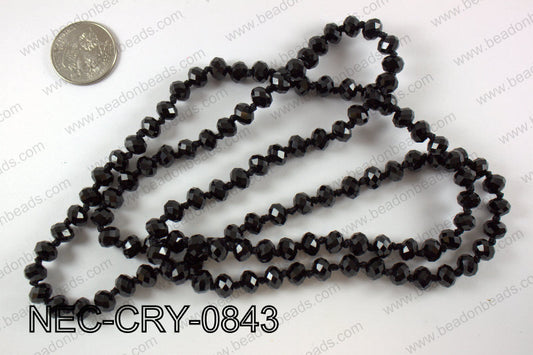 8mm crystal necklace NEC-CRY-0843