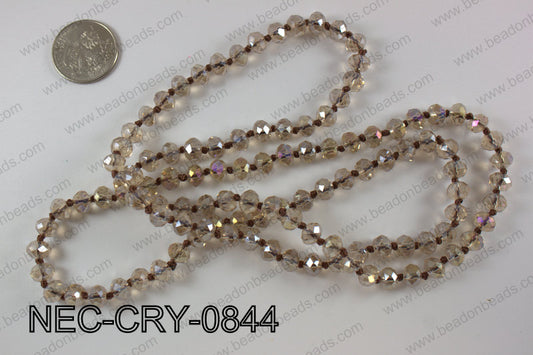 8mm crystal necklace NEC-CRY-0844