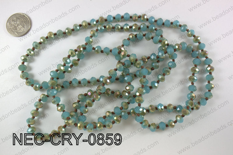 8mm crystal necklace NEC-CRY-0859