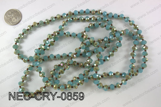 8mm crystal necklace NEC-CRY-0859