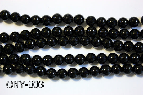 Black Onyx Round 8mm ONY-003