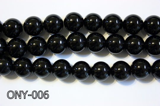 Black Onyx Round 14mm ONY-006