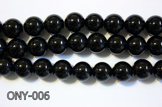 Black Onyx Round 14mm ONY-006