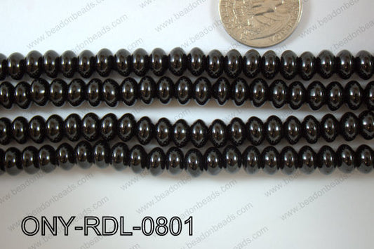 Onyx Rondel 8mm ONY-RDL-0801