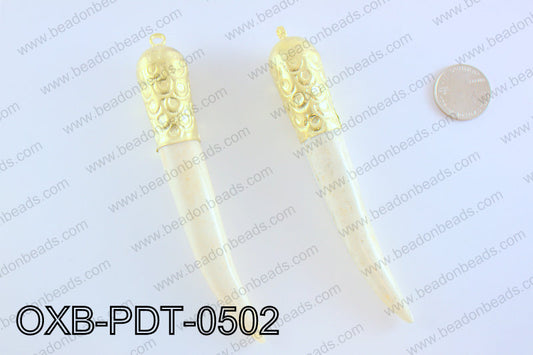Ox Bone PendantOXB-PDT-0502