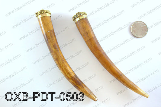 Ox Bone PendantOXB-PDT-0503