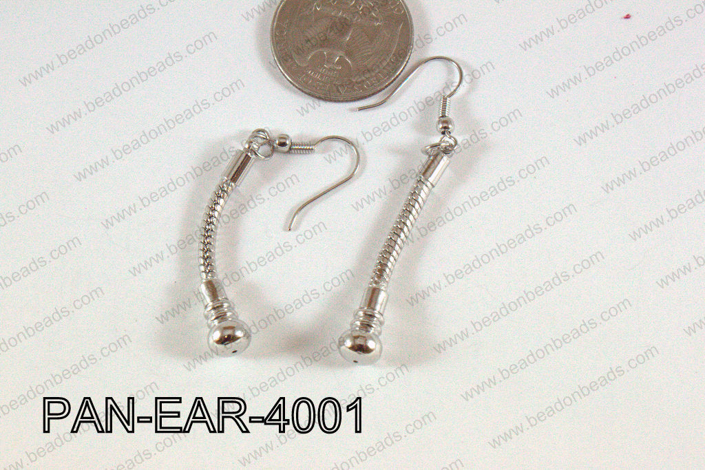 Pandora earring Silver 4x40mm PAN-EAR-4001