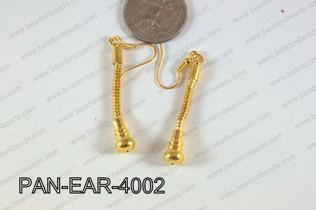 Pandora earring gold 4x40mm PAN-EAR-4002