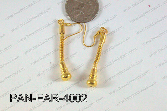 Pandora earring gold 4x40mm PAN-EAR-4002