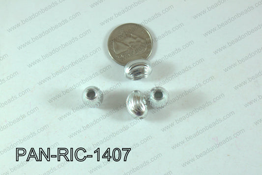 Pandora beads Rice Aluminium 14x10mm 5mm hole PAN-RIC-1407