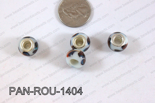 Pandora beads 14x10mm 5mm hole PAN-ROU-1404