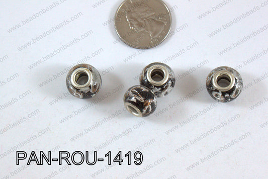 Pandora beads 14x10mm 5mm hole PAN-ROU-1419