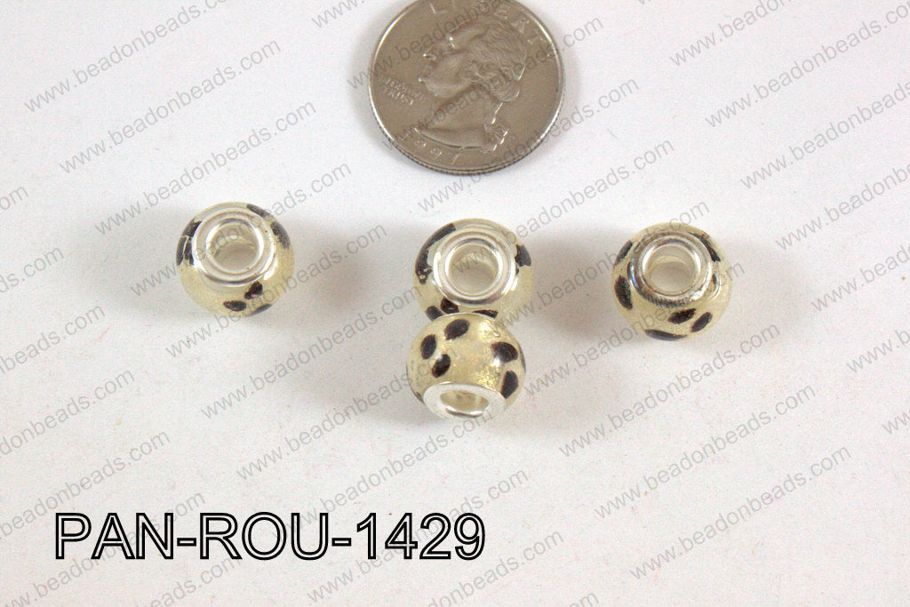 Pandora beads 14x10mm 5mm hole PAN-ROU-1429