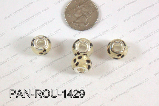 Pandora beads 14x10mm 5mm hole PAN-ROU-1429