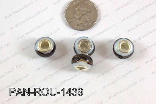 Pandora beads 14x10mm 5mm hole PAN-ROU-1439
