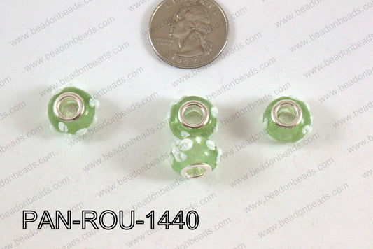 Pandora beads 14x10mm 5mm hole PAN-ROU-1440