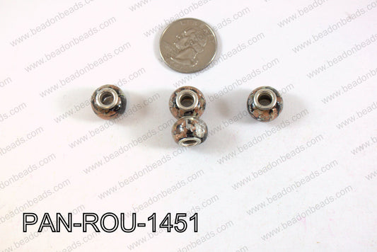 Pandora beads 14x10mm 5mm hole PAN-ROU-1451