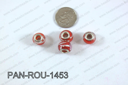 Pandora beads 14x10mm 5mm hole PAN-ROU-1453