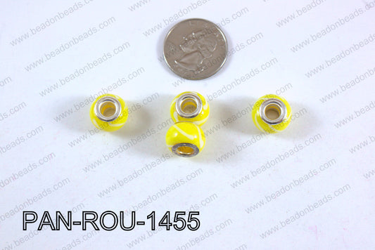 Pandora beads 14x10mm 5mm hole PAN-ROU-1455