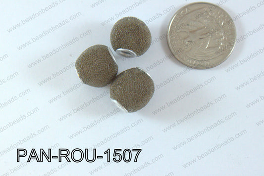 Pandora Beads 15mm 3mm hole brown PAN-ROU-1507