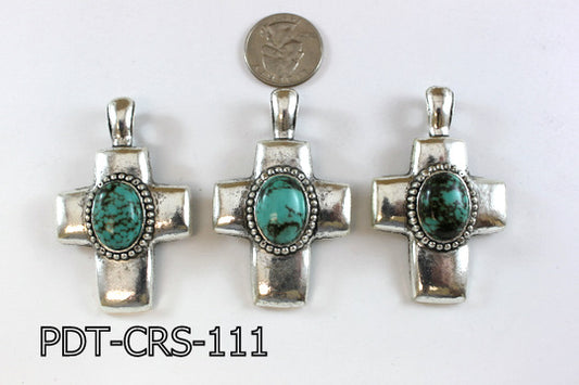 Cross Pendant 39x62mm PDT-CRS-111