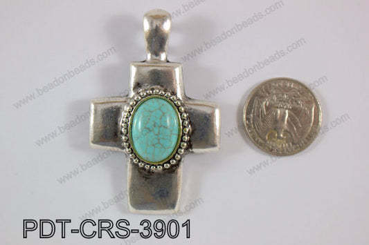 Cross Pendant 39x45mm PDT-CRS-3901