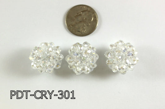 Crystal Ball Clear AB 22mm PDT-CRY-301