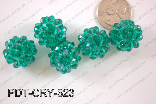 Crystal ball pendant 22mm PDT-CRY-323