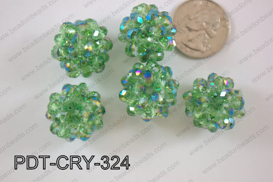 Crystal ball pendant 22mm PDT-CRY-324