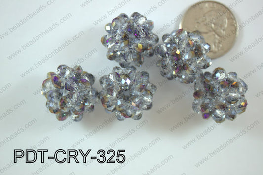 Crystal ball pendant 22mm PDT-CRY-325