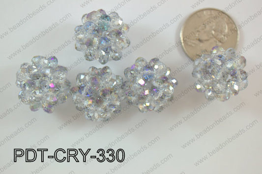Crystal ball pendant 22mm PDT-CRY-330