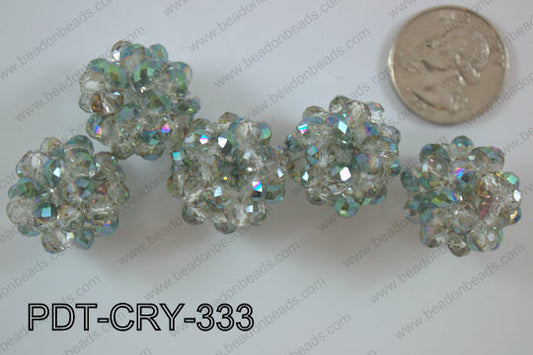 Crystal ball pendant 22mm PDT-CRY-333