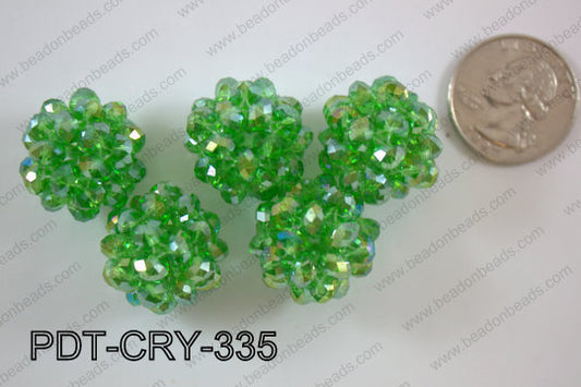 Crystal ball pendant 22mm PDT-CRY-335
