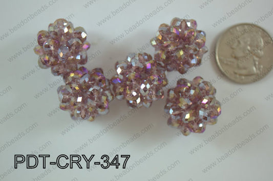 Crystal ball pendant 22mm PDT-CRY-347
