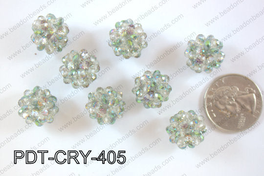 Crystal ball pendant 16mm PDT-CRY-405