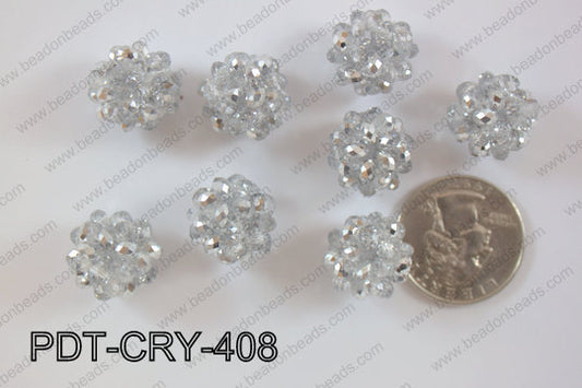 Crystal ball pendant 16mm PDT-CRY-408