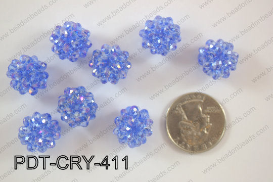 Crystal ball pendant 16mm PDT-CRY-411