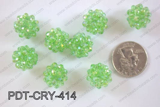 Crystal ball pendant 16mm PDT-CRY-414