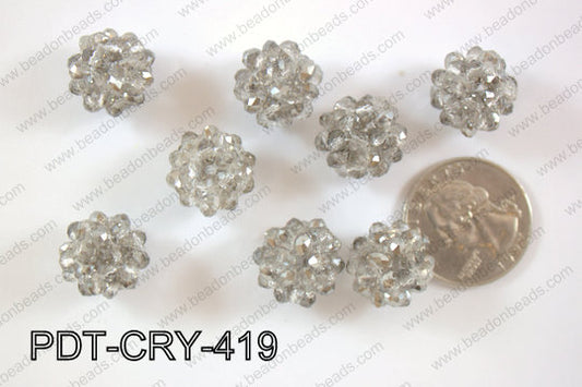 Crystal ball pendant 16mm PDT-CRY-419