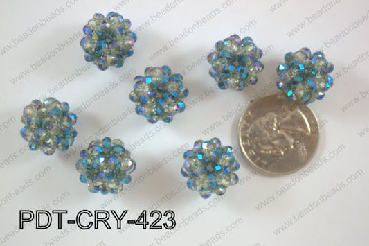Crystal ball pendant 16mm PDT-CRY-423