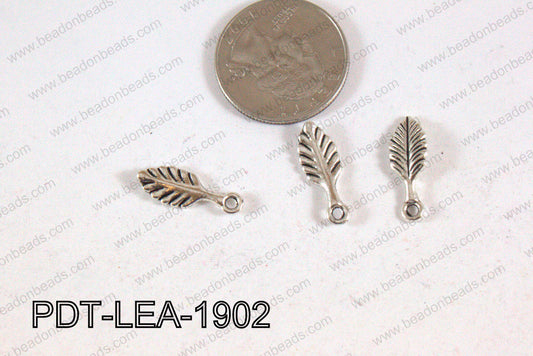 Leaf Pendant Dark Light 19x7mm PDT-LEA-1902