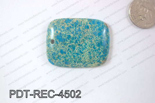 Variscite Pendant Rectangle 35x45mm PDT-REC-4502